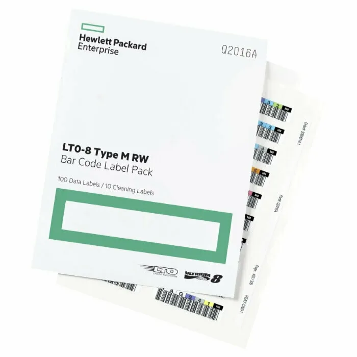 Этикетки со штрих-кодом HPE Q2015A LTO-8 Ultrium RW (Q2015A)