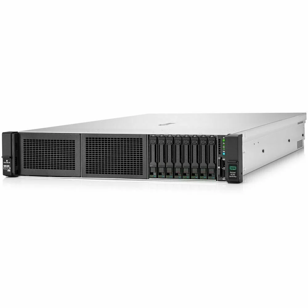 Сервер HPE ProLiant DL345 Gen10+/ AMD EPYC 7443P/ 32GB/ noHDD (up 8/24+2 SFF)/ noODD/ iLOstd/ 2x 10Gb/ 1x 800W (up 2) (P39267-B21)