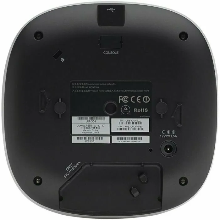 Точка доступа HPE Aruba IAP-304 (RW) (JX939A) Точка доступа HPE Aruba IAP-304 (RW) (JX939A)