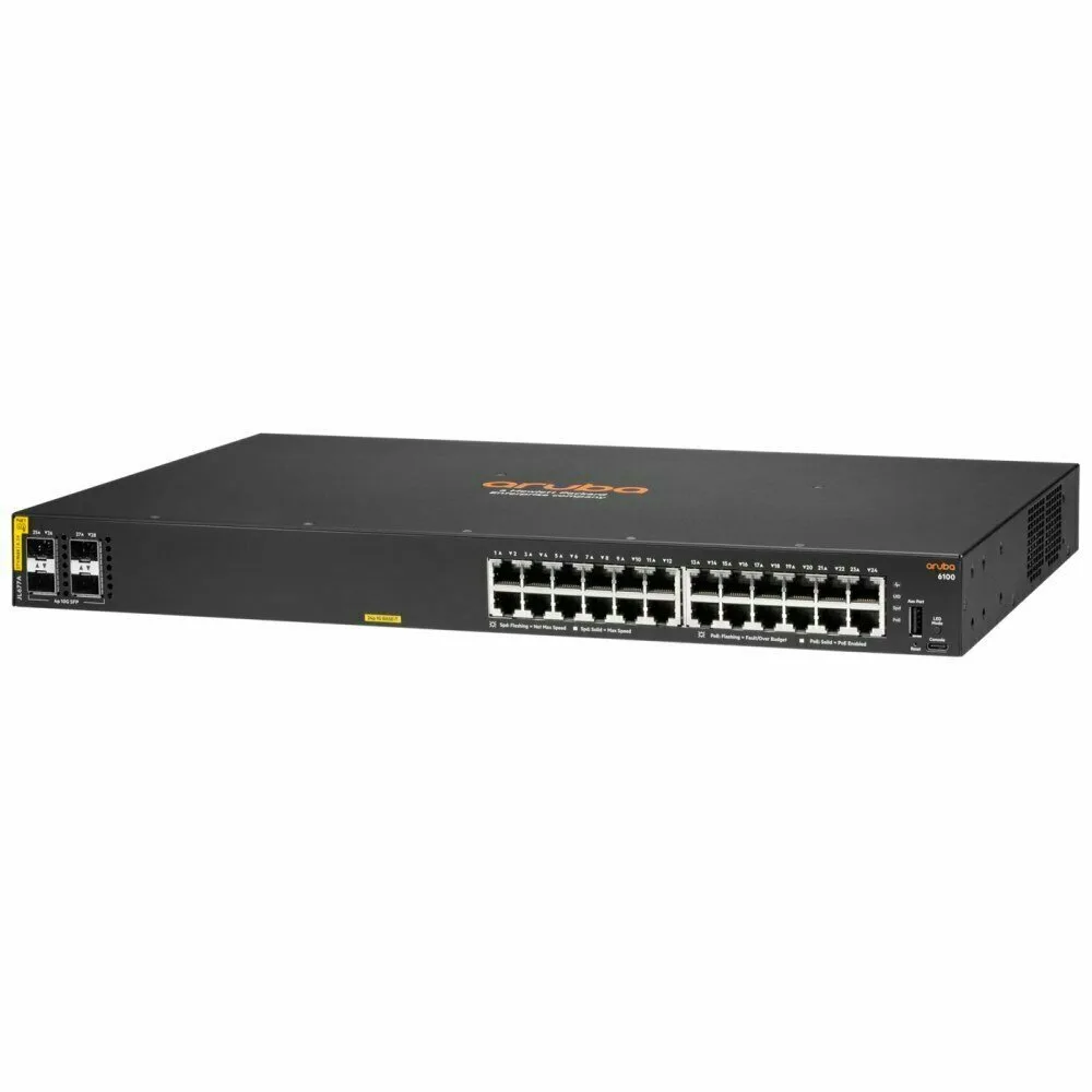 Коммутатор HPE Aruba 6100 24x PoE (JL677A)
