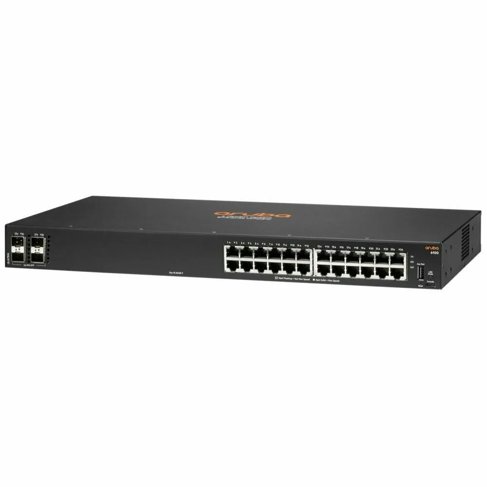 Коммутатор HPE Aruba 6100 24x RJ-45 (JL678A) Коммутатор HPE Aruba 6100 24x RJ-45 (JL678A)