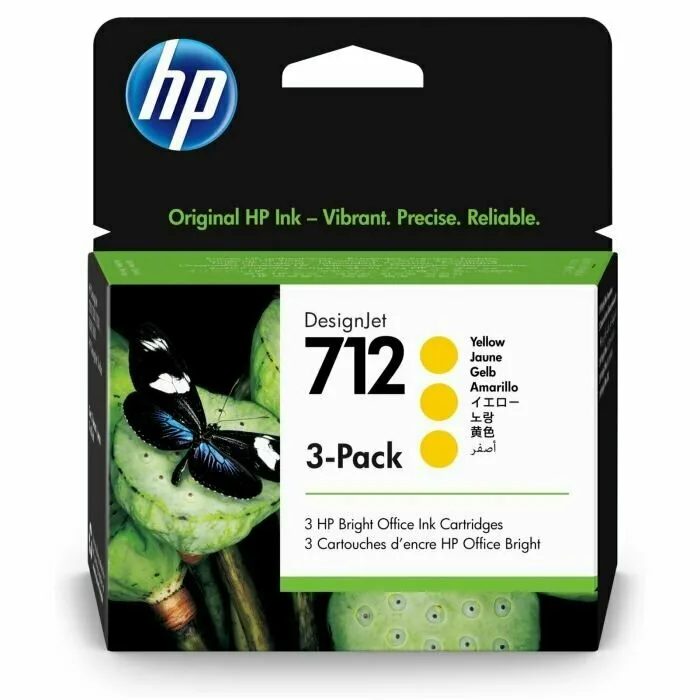 Картриджи HP 712 29 мл. желтые 3 шт. (для DesignJet) (3ED79A) Картриджи HP 712 29 мл. желтые 3 шт. (для DesignJet) (3ED79A)