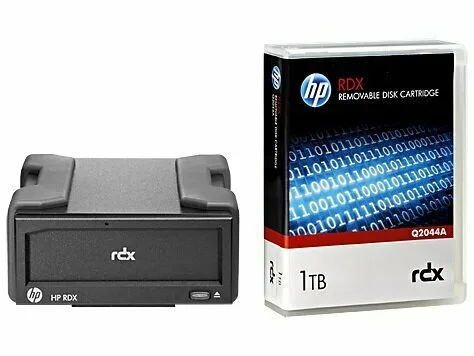 Внешний ленточный накопитель B7B66A HP RDX 500 USB 3.0 Drive, Ext. (RDX 500/1000Gb; incl. HP RDX Con