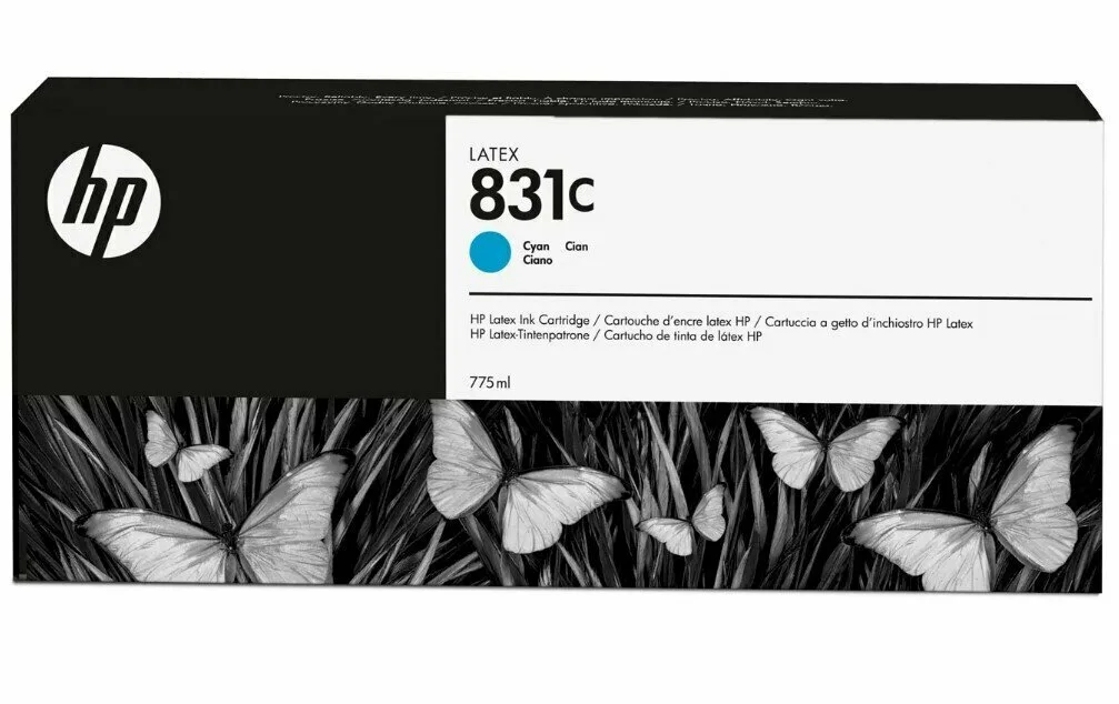 Картридж HP 831C струйный светло-голубой (775 мл) (CZ698A)