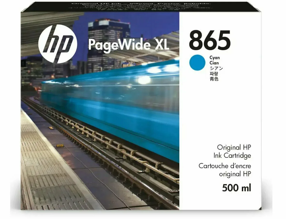 Картридж HP 865, голубой, 500 мл (3ED85A)