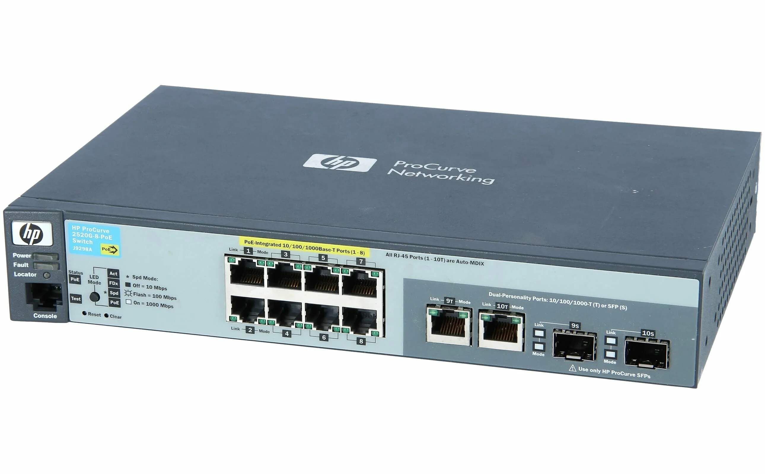 J9780A Сетевая карта HP ProCurve 2530-8 PoE+ Switch