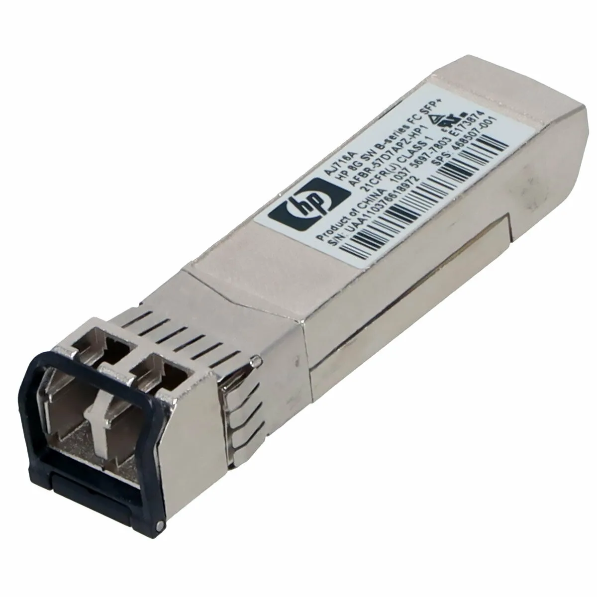 468507-001 Трансивер HP Short Wave Fibre Channel SFP+ Transceiver 468507-001 Трансивер HP Short Wave Fibre Channel SFP+ Transceiver