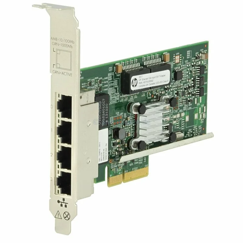 Сетевая карта 538696-B21 HP NC375T PCI Express Quad Port Gigabit Server Adapter