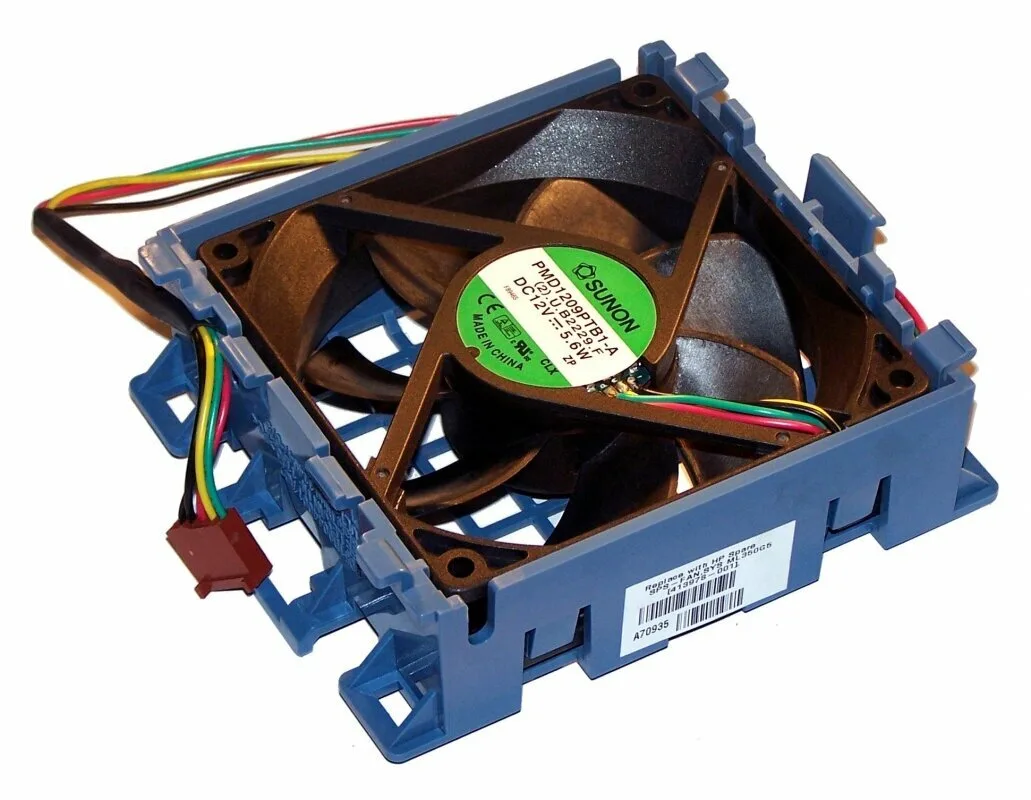 Вентилятор HP (Sunon) PMD1209PTB1-A 0,46A 36W 12v 4200 об/мин 77CFM 48dB 92x92x25mm для ML350G5(413978-001) Вентилятор HP (Sunon) PMD1209PTB1-A 0,46A 36W 12v 4200 об/мин 77CFM 48dB 92x92x25mm для ML350G5(413978-001)