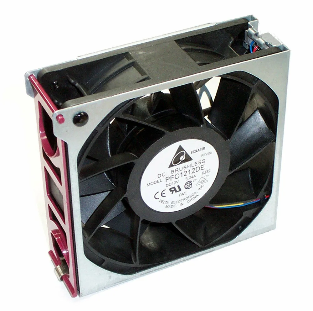 Вентилятор HP (Delta) Brushless 3.24A 12v 5500 об/мин 252.8CFM 66,5dB 120x120x38mm для DL580G5(443266-001)