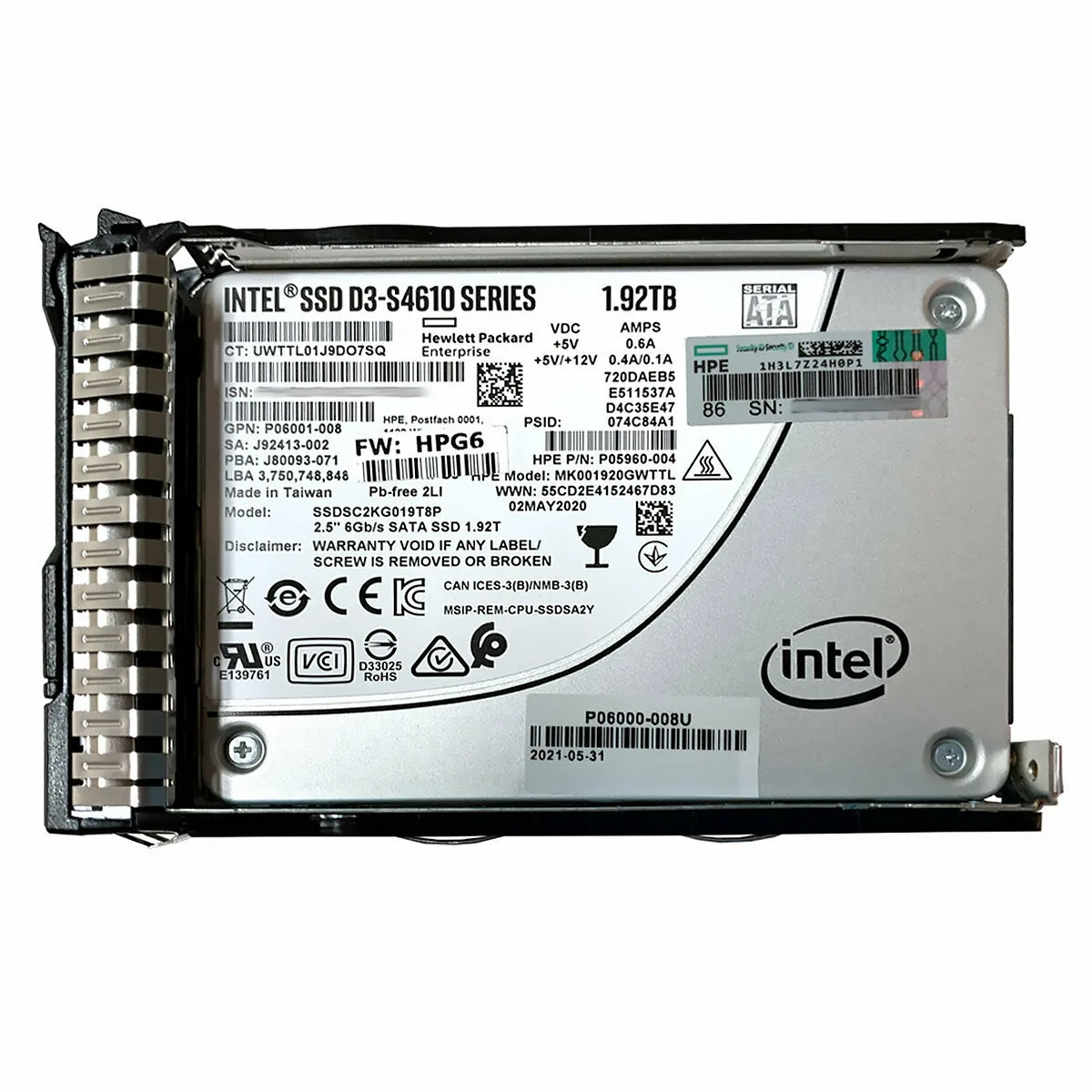 HP 806552-001 жесткий диск SSD 2,5 920 Gb SAS
