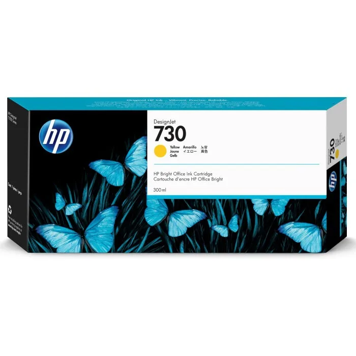 Струйный картридж HP 730 для HP DesignJet, 300 мл, желтый (P2V70A)