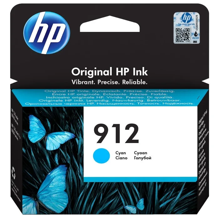 Картридж струйный HP 912 голубой 315 стр. (для OfficeJet 801x/802x) (3YL77AE) Картридж струйный HP 912 голубой 315 стр. (для OfficeJet 801x/802x) (3YL77AE)
