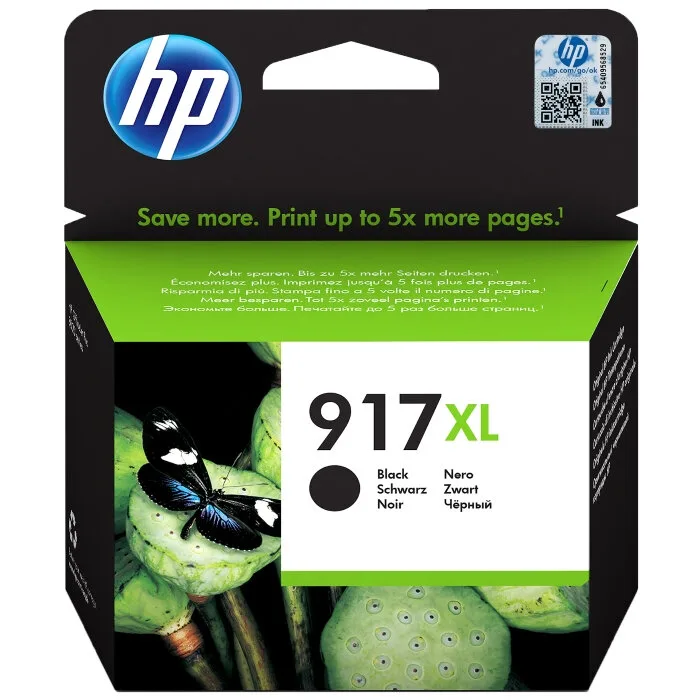 Картридж струйный HP 917XL повышенной емкости черный (1500 стр. для HP OfficeJet 802x) (3YL85AE) Картридж струйный HP 917XL повышенной емкости черный (1500 стр. для HP OfficeJet 802x) (3YL85AE)