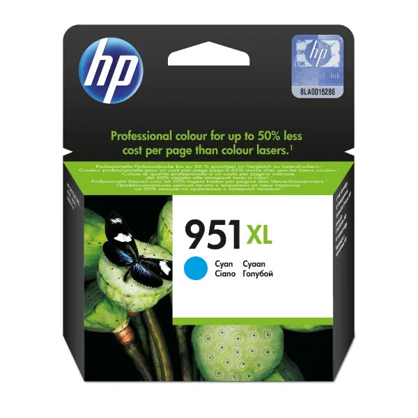 Картридж HP 951XL , Голубой / 1500 страниц (CN046AE)