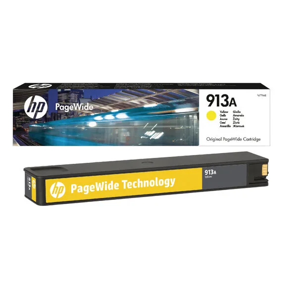 Картридж HP 913A, желтый / 3000 страниц (F6T79AE) Картридж HP 913A, желтый / 3000 страниц (F6T79AE)