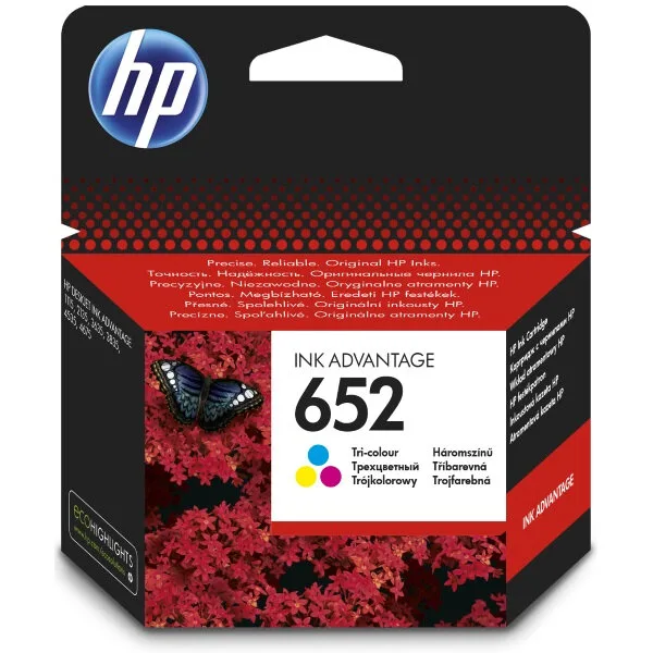 Картридж HP 652 Tri-colour Ink Cartridge (F6V24AE) Картридж HP 652 Tri-colour Ink Cartridge (F6V24AE)