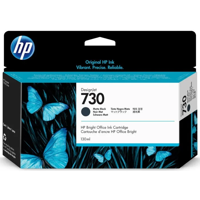 Картридж HP 730 струйный черный матовый (130 мл) (P2V65A) Картридж HP 730 струйный черный матовый (130 мл) (P2V65A)