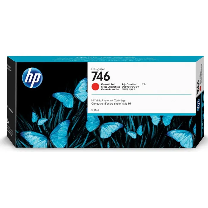 Картридж HP DesignJet 746, 300 мл, хроматический красный (P2V81A)