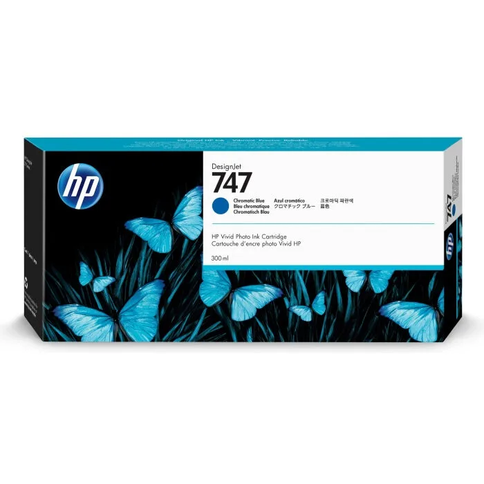 Картридж HP 747 DesignJet, 300 мл, хроматический синий (P2V85A) Картридж HP 747 DesignJet, 300 мл, хроматический синий (P2V85A)