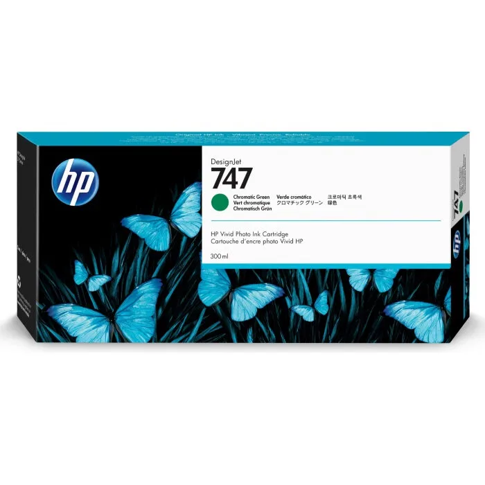 Картридж HP 747 DesignJet, 300 мл, хроматический зеленый (P2V84A) Картридж HP 747 DesignJet, 300 мл, хроматический зеленый (P2V84A)