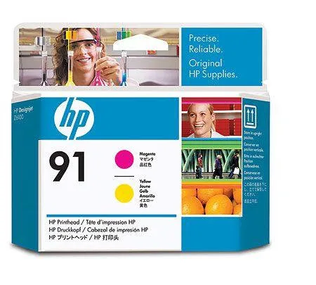 HP Печатающая головка HP 91 пурпурная и желтая (C9461A) HP Печатающая головка HP 91 пурпурная и желтая (C9461A)