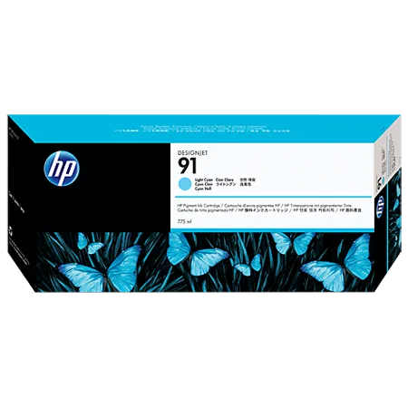 Картридж HP 91 Светло-голубой/ 775 мл (C9470A)