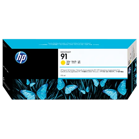 Картридж HP 91 желтый/ 775 мл (C9469A) Картридж HP 91 желтый/ 775 мл (C9469A)