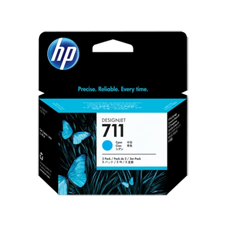 Картриджи HP 711 с голубыми чернилами 29 мл, 3 шт. в упаковке (CZ134A) Картриджи HP 711 с голубыми чернилами 29 мл, 3 шт. в упаковке (CZ134A)