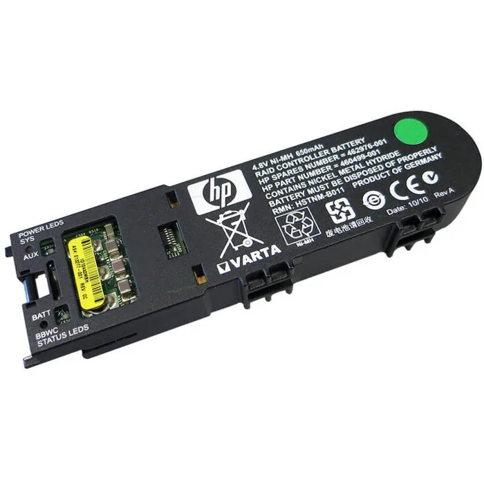 Батарея для RAID-контроллера HPE 4/V700HT, Ni-MH, 4.8V, 650 мАч (для P212, P410, P411 SAS) (462976-001) Батарея для RAID-контроллера HPE 4/V700HT, Ni-MH, 4.8V, 650 мАч (для P212, P410, P411 SAS) (462976-001)