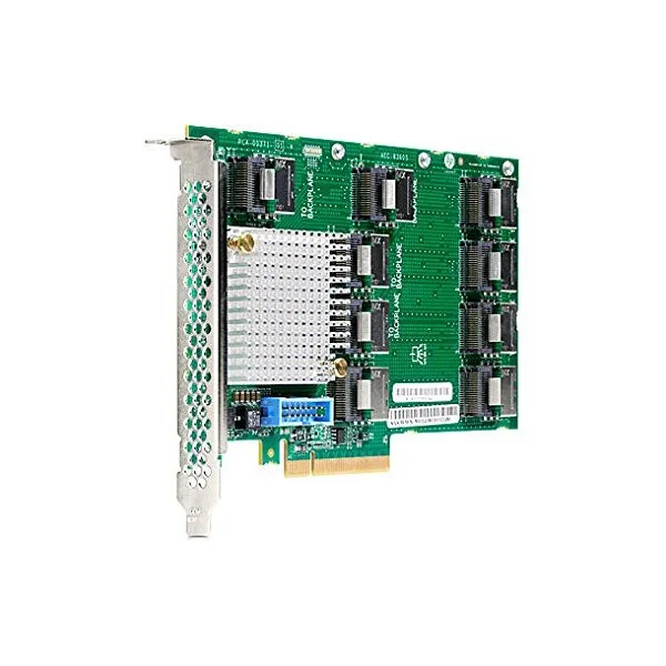 Карта расширения HP 12Gb SAS Expander Card (9P mSAS (SFF8087) 2P to controllers, 7P to drive cage, full cables kit) for DL380 Gen9 (727250-B21)