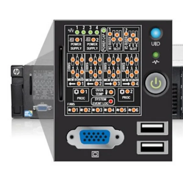 Комплект мониторинга HPE System Insight Display Kit (для DL385 Gen10) (882099-B21) Комплект мониторинга HPE System Insight Display Kit (для DL385 Gen10) (882099-B21)