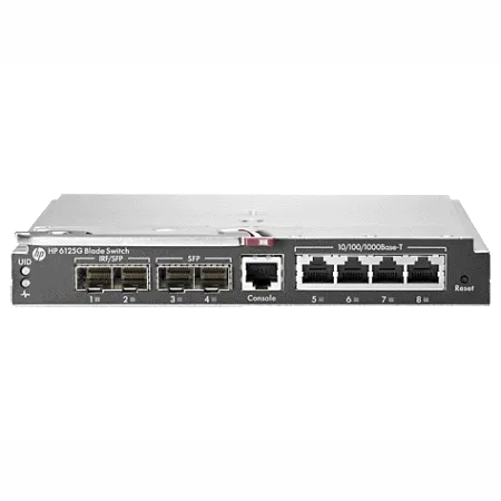 HP Ethernet Blade Switch 6125G, 16х1Gb downlinks, 4x1Gb (RJ45), 2xSFP (1Gb)/ IRF (10Gb), 2x1Gb SFP, 1xMang (RJ45) (658247-B21)