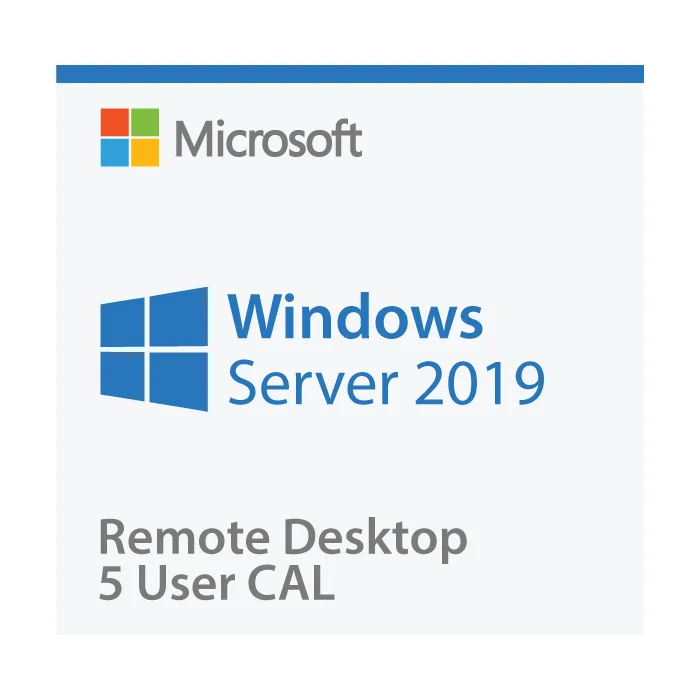 Комплект лицензий HPE Microsoft Windows Server 2019 (5 лицензий CAL) (P11077-A21)
