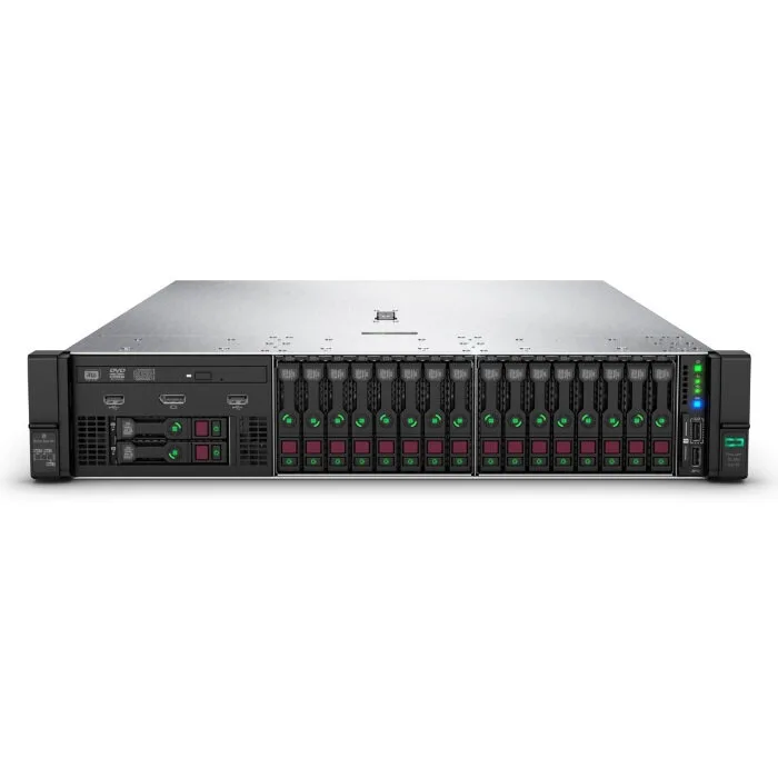 Сервер HPE Proliant DL380 Gen10/ 2x Xeon Gold 6130/ 64GB/ P408i-aFBWC (2GB/ RAID 0/1/10/5/50/6/60)/ noHDD (8/24+6up) SFF/ DVD-RW/ iLOadv/ 6 HP Fans/ 4x 1GbE/ 2x 10/25 Gb 640SFP/ EasyRK+CMA/ 2x 800W (826567-B21) Сервер HPE Proliant DL380 Gen10/ 2x Xeon Gold 6130/ 64GB/ P408i-aFBWC (2GB/ RAID 0/1/10/5/50/6/60)/ noHDD (8/24+6up) SFF/ DVD-RW/ iLOadv/ 6 HP Fans/ 4x 1GbE/ 2x 10/25 Gb 640SFP/ EasyRK+CMA/ 2x 800W (826567-B21)