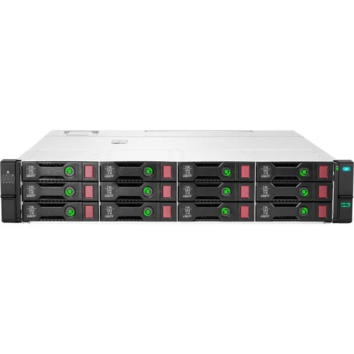 Дисковая полка HPE D3610/ 12Gb SAS, 2U, up 12x LFF HDD SC, 2xI/O module, 2x fans/RPS (Q1J09A)