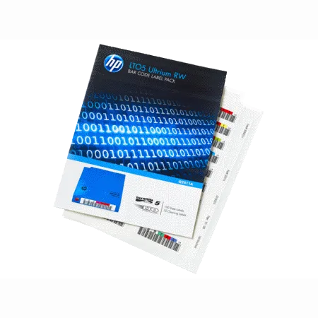 Упаковка этикеток со штрих-кодом для HP LTO-5 Ultrium RW (Q2011A)