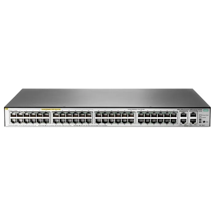 Коммутатор HPE 1850 48G 4XGT PoE+ 370 Вт (JL173A) Коммутатор HPE 1850 48G 4XGT PoE+ 370 Вт (JL173A)