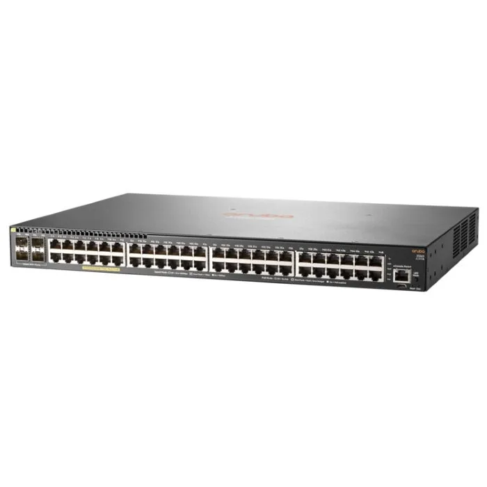 Коммутатор Aruba 2540 48G PoE+, 4SFP+ (48x RJ-45 PoE+, 4x1/10G SFP+, L2, 19") (JL357A#ABB)