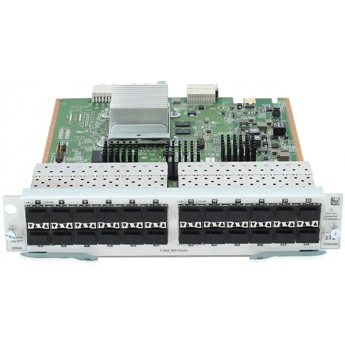 Модуль HPE Aruba 24p 1GbE SFP (J9988A) Модуль HPE Aruba 24p 1GbE SFP (J9988A)