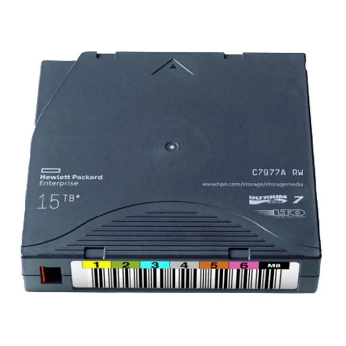 Этикетки со штрихкодом для картриджей HPE LTO-7 Ultrium, тип M, RW (Q2016A) Этикетки со штрихкодом для картриджей HPE LTO-7 Ultrium, тип M, RW (Q2016A)