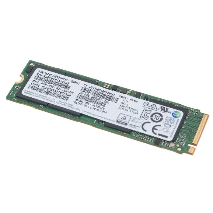 Твердотельный накопитель HP 512 Гб NVMe TLC M.2 (X8U75AA) Твердотельный накопитель HP 512 Гб NVMe TLC M.2 (X8U75AA)